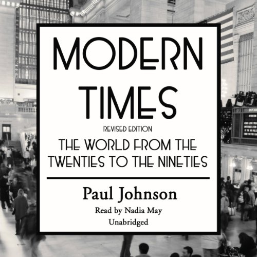 Modern Times Audiolibro Por Paul Johnson arte de portada