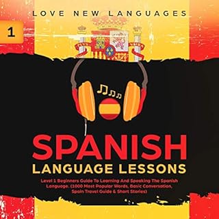 Spanish Language Lessons Audiolibro Por Love New Languages arte de portada