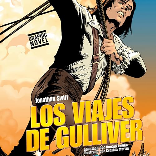 Diseño de la portada del título Los Viajes de Gulliver