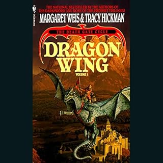 Dragon Wing Audiolibro Por Margaret Weis, Tracy Hickman arte de portada