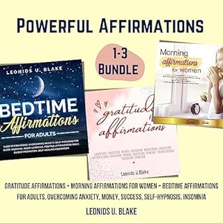 Powerful Affirmations 1-3 Bundle Audiobook By Leonids U. Blake cover art