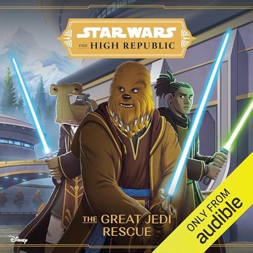 Star Wars: The High Republic: The Great Jedi Rescue Audiolivro Por Lucasfilm Press capa