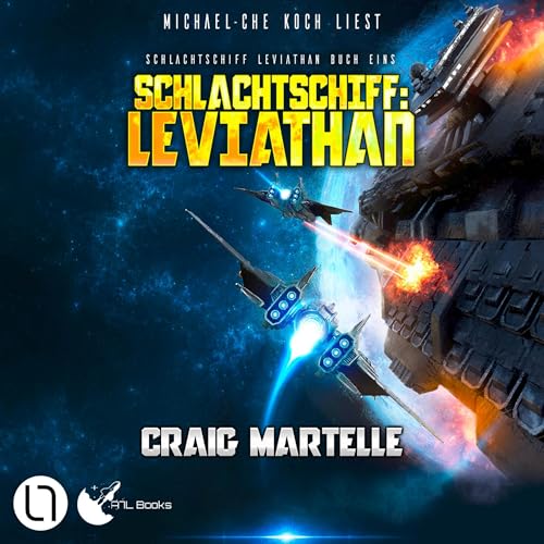 Schlachtschiff Leviathan Audiolivro Por Craig Martelle capa