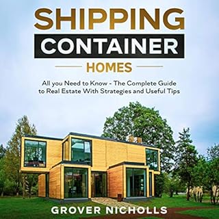 Shipping Container Homes Audiolibro Por Grover Nicholls arte de portada