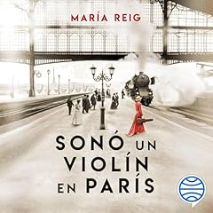 Diseño de la portada del título Sonó un violín en París