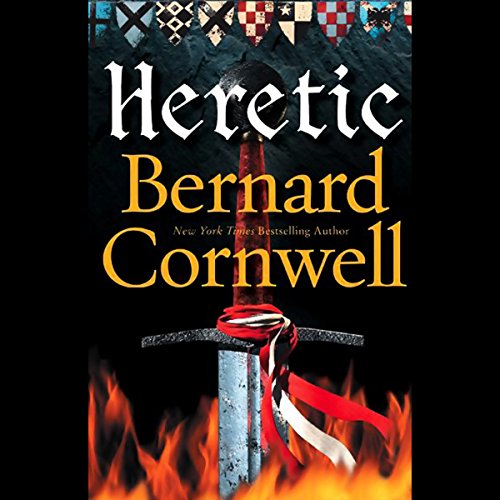 Heretic Audiolibro Por Bernard Cornwell arte de portada