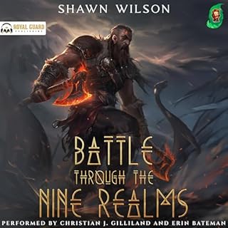 Battle Through the Nine Realms Audiolibro Por Shawn Wilson arte de portada