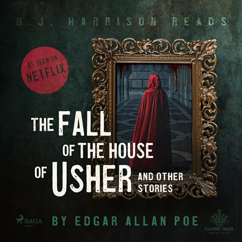 Diseño de la portada del título The Fall of the House of Usher and Other Stories