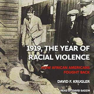 1919, the Year of Racial Violence Audiolibro Por David F. Krugler arte de portada