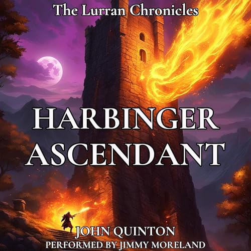 Harbinger Ascendant Audiolibro Por John Quinton arte de portada