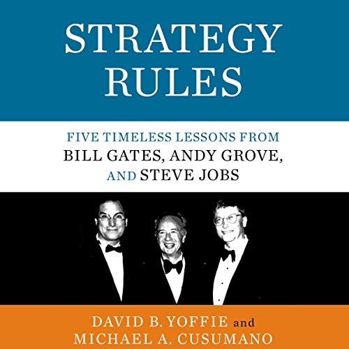 Strategy Rules Audiolibro Por David B. Yoffie, Michael A. Cusumano arte de portada