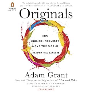 Originals Audiobook By Adam Grant, Sheryl Sandberg - foreword cover art