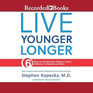 Live Younger Longer Audiolibro Por Stephen Kopecky arte de portada