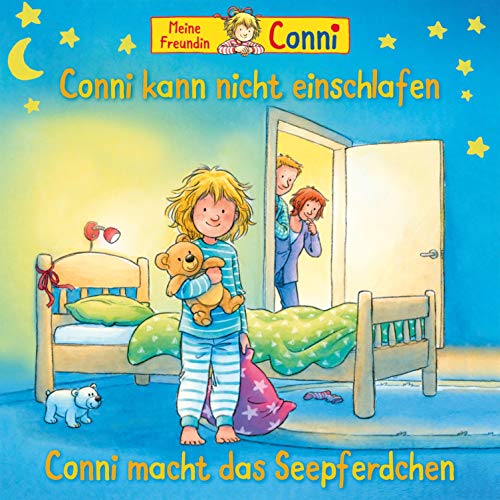 Conni kann nicht einschlafen / Conni macht das Seepferdchen Titelbild