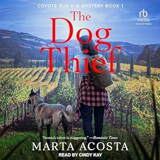 The Dog Thief Audiolibro Por Marta Acosta arte de portada