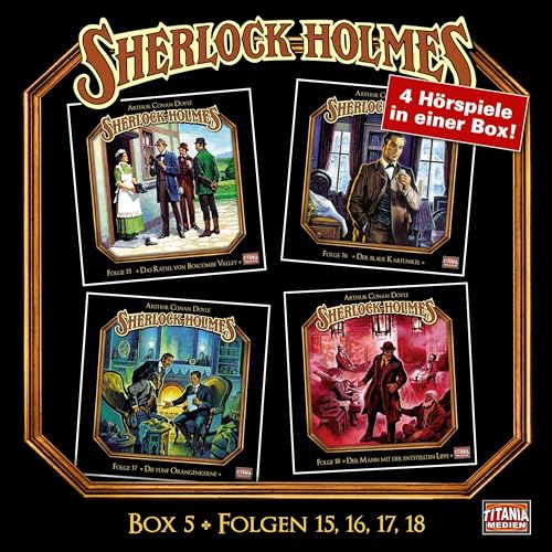 『Sherlock Holmes - Die geheimen Fälle des Meisterdetektivs Folgen 15, 16, 17, 18』のカバーアート