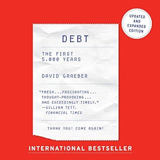 Debt - Updated and Expanded Audiolibro Por David Graeber arte de portada