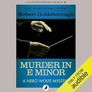 Murder in E Minor Audiobook By Robert Goldsborough cover art