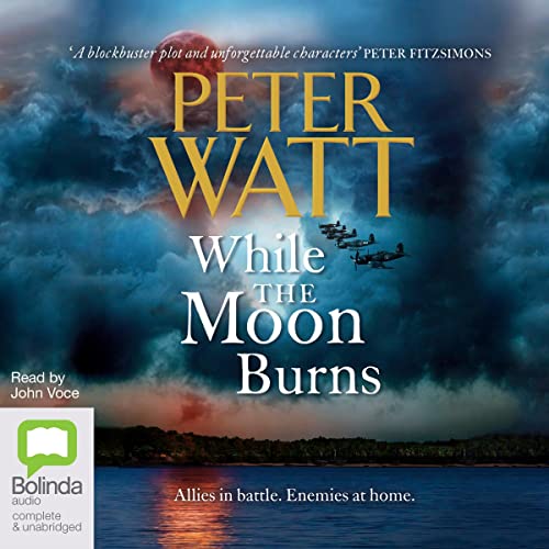 While the Moon Burns cover art