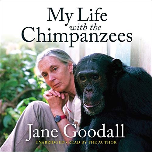 My Life with the Chimpanzees Audiolibro Por Jane Goodall arte de portada