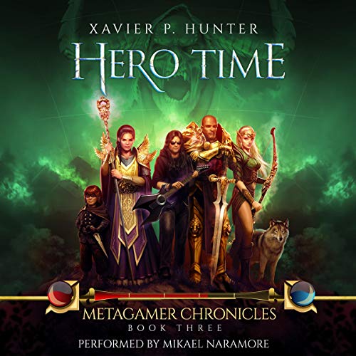 Hero Time Audiolibro Por Xavier P. Hunter arte de portada