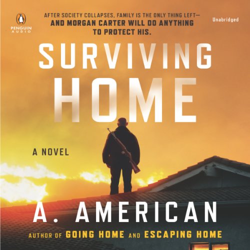 Surviving Home Audiolibro Por A. American arte de portada