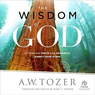 The Wisdom of God Audiolibro Por A.W. Tozer, James L. Snyder - editor arte de portada