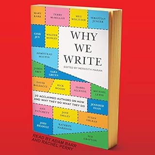 Why We Write Audiobook By Meredith Maran - editor cover art