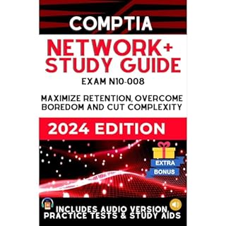 CompTIA Network+ N-10-008 Study Guide Audiobook By SmartStudy Solutions cover art