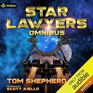 Star Lawyers Omnibus Audiolibro Por Tom Shepherd arte de portada