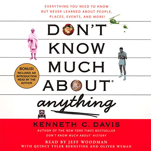 Don't Know Much About Anything Audiolibro Por Kenneth C. Davis arte de portada