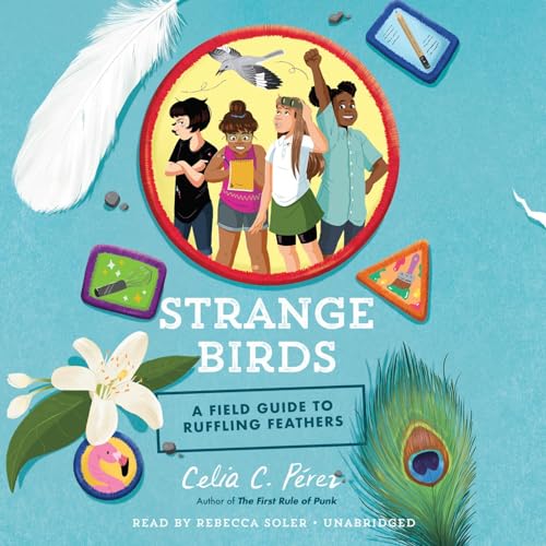 Strange Birds Audiolibro Por Celia C. Pérez arte de portada