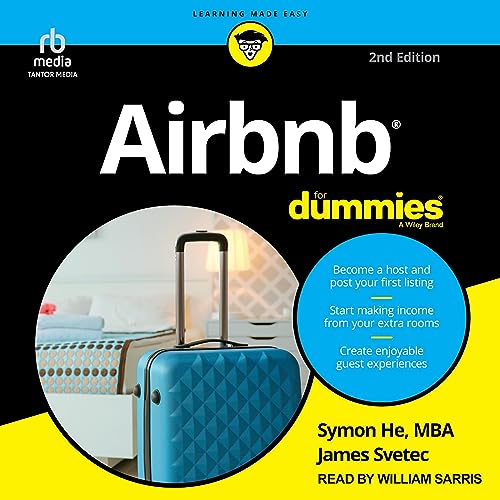 Diseño de la portada del título Airbnb for Dummies (2nd Edition)