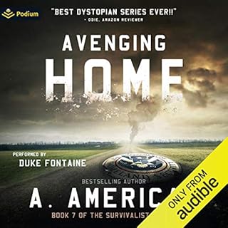 Avenging Home Audiolibro Por A. American arte de portada