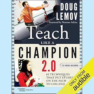 Teach Like a Champion 2.0 Audiobook By Doug Lemov, Norman Atkins - foreword cover art