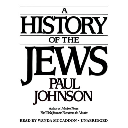 A History of the Jews Audiolibro Por Paul Johnson arte de portada