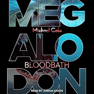 Megalodon Audiolibro Por Michael Cole arte de portada