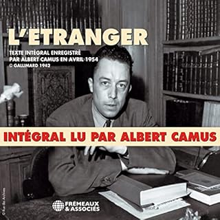 Page de couverture de L'Etranger