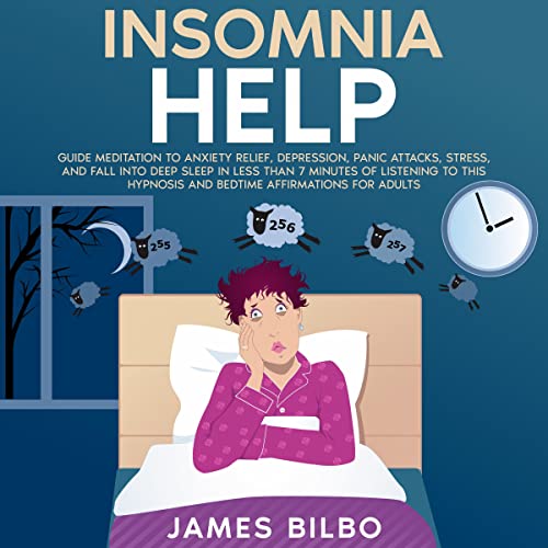 Insomnia Help Audiolibro Por James Bilbo arte de portada