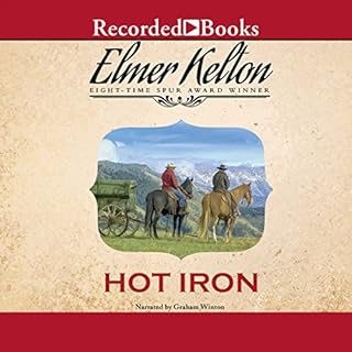 Hot Iron Audiolibro Por Elmer Kelton arte de portada