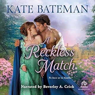 A Reckless Match Audiolibro Por Kate Bateman arte de portada