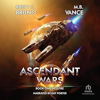 The Ascendant Wars: Hellfire Audiobook By Rhett C. Bruno, M.B. Vance cover art