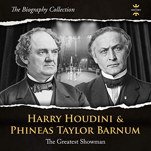 Diseño de la portada del título Harry Houdini & Phineas Taylor Barnum