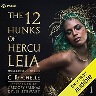 The 12 Hunks of Herculeia Audiolibro Por C. Rochelle arte de portada