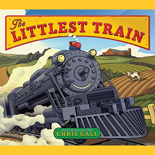 The Littlest Train Audiolibro Por Chris Gall arte de portada