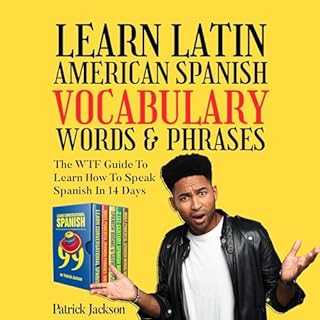 Learn Latin American Spanish Vocabulary Words & Phrases Audiolibro Por Patrick Jackson arte de portada