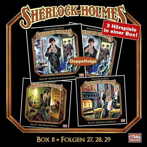 『Sherlock Holmes - Die geheimen Fälle des Meisterdetektivs Folgen 27, 28, 29』のカバーアート