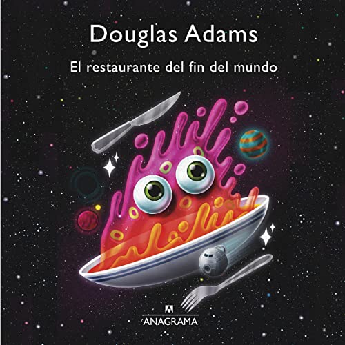 El restaurante del fin del mundo Audiolivro Por Douglas Adams, Editorial Anagrama capa