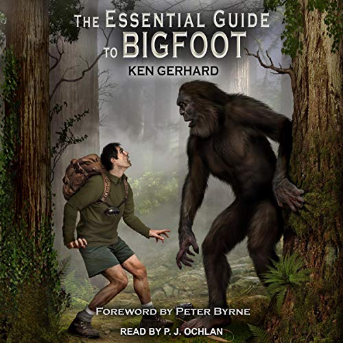 Diseño de la portada del título The Essential Guide to Bigfoot