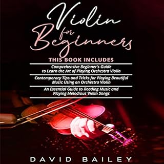 Violin for Beginners Audiolibro Por David Bailey arte de portada